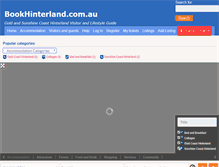 Tablet Screenshot of bookhinterland.com.au